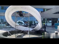 3.5 মিটার উচ্চতা আধুনিক LED স্টেইনলেস স্টীল আর্টওয়ার্ক ভাস্কর্য