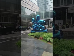 316L SS লন ​​এবং বাগানের মূর্তি এবং ভাস্কর্য নীল বেকিং বার্নিশ