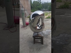 স্টেইনলেস স্টীল ছোট বাগান ভাস্কর্য, হোটেলের জন্য 1.0 মিটার উচ্চতার অন্দর অলঙ্কার