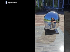 অভ্যন্তরীণ সজ্জা জন্য আধুনিক ছোট স্টেইনলেস স্টীল ভাস্কর্য